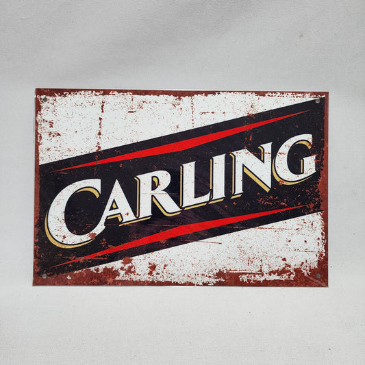 Man Cave Beer Themed Logo Metal Wall Plaque Hanging Sign