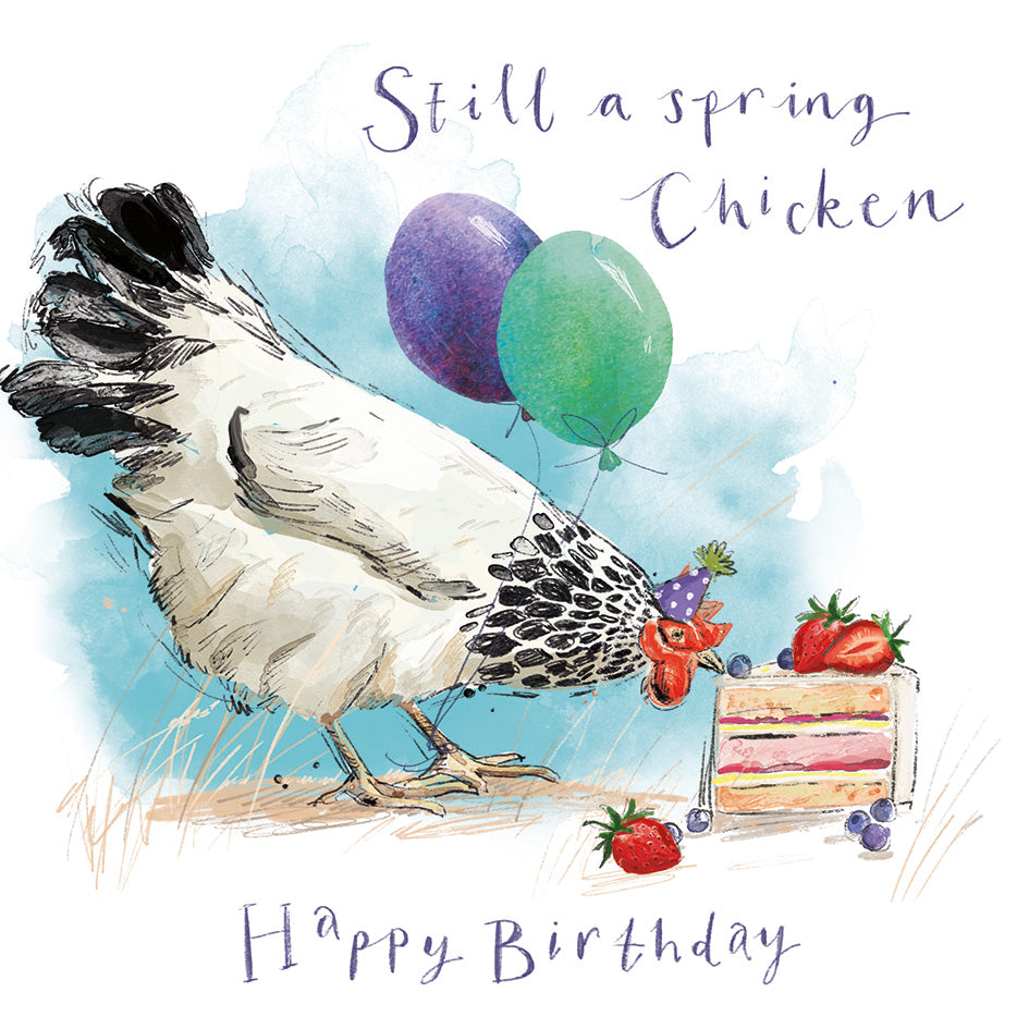 The Heritage Press 'Spring Chicken' Comical Birthday Card