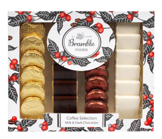 Bramble Foods Coffee Milk & Dark Chocolate Selection Gift Box