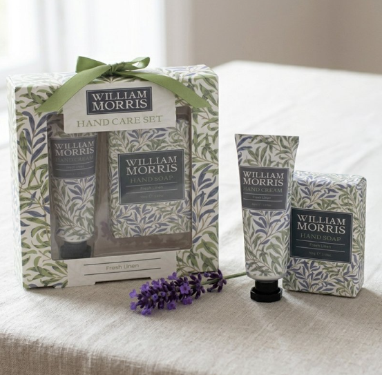 William Morris Hand Care Gift Set Fresh Linen