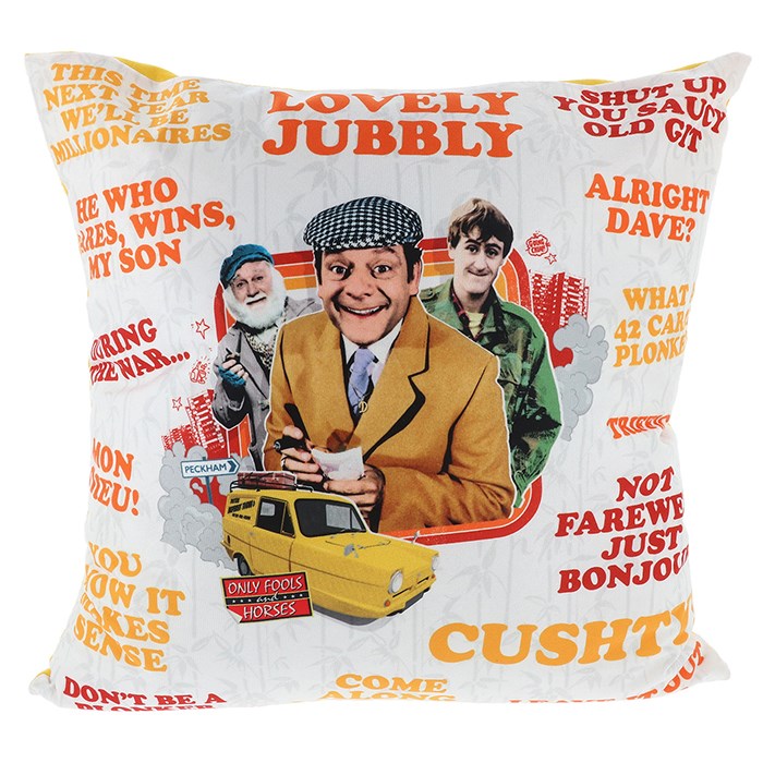 Only Fools and Horses Slogans Novelty Cushion 40 x 40cm