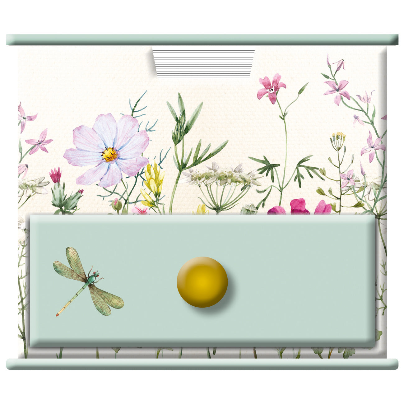 The Gifted Stationery Co. Wild Harmony Floral Desktop Memo Cube