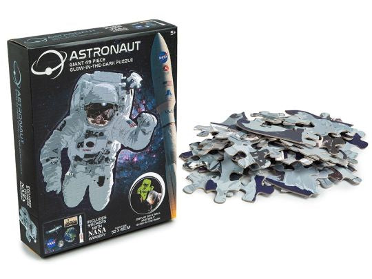 NASA Astronaut Giant 49 Piece Glow In The Dark Jigsaw Puzzle