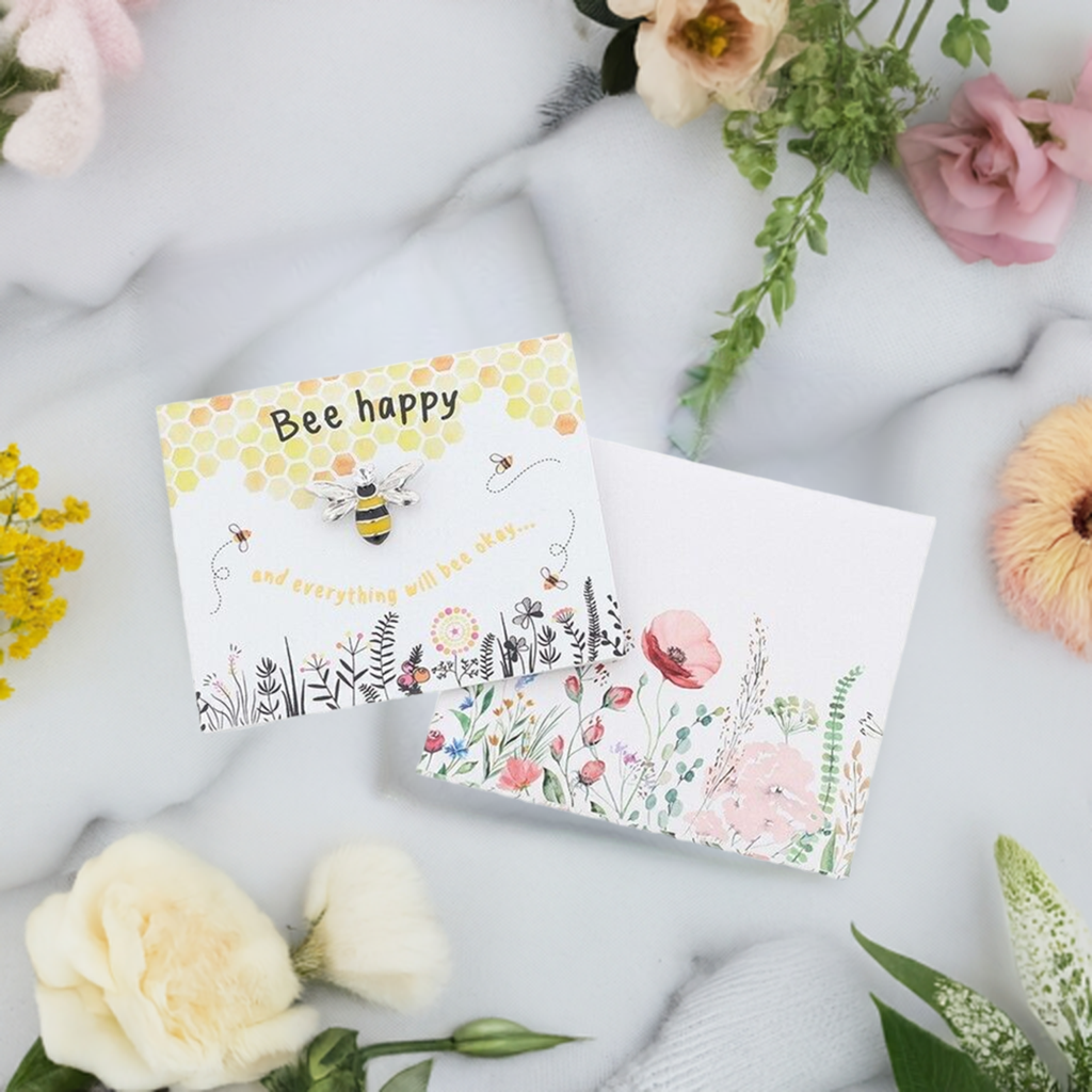 Equilibrium 'Bee Happy' Envelopes of Love Sentiments Pin