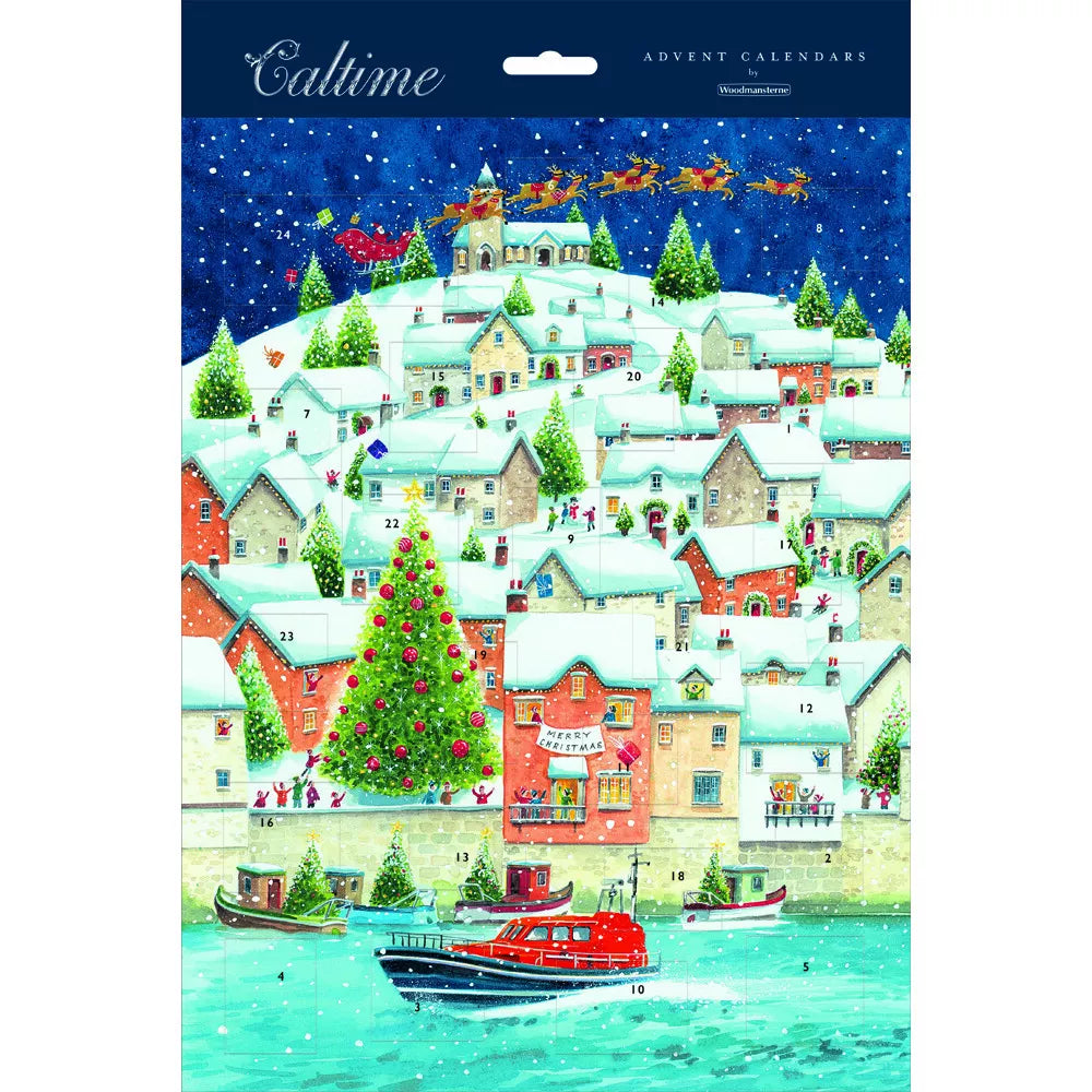 Traditional Advent Calendar Christmas Harbour Xmas Advent Calendar Gift Idea