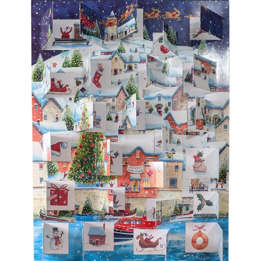 Traditional Advent Calendar Christmas Harbour Xmas Advent Calendar Gift Idea