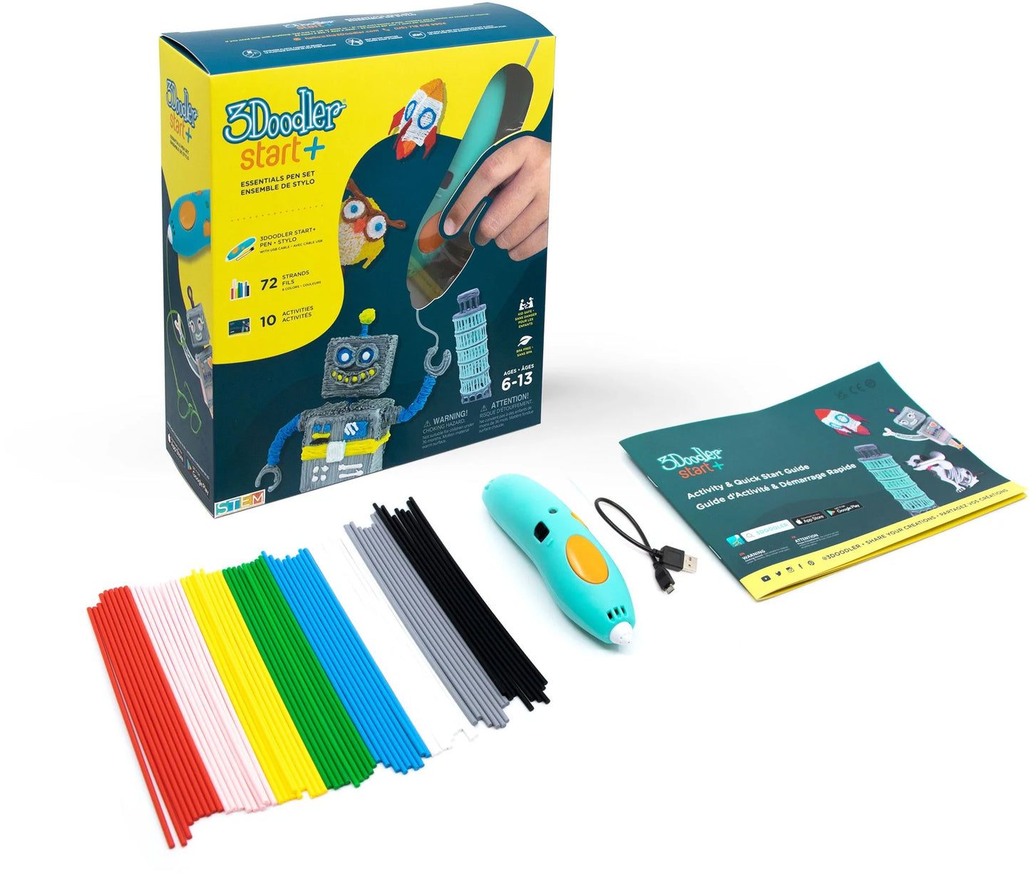 3Doodler Start Plus Essential Pen Set For Kids 6-13 Years