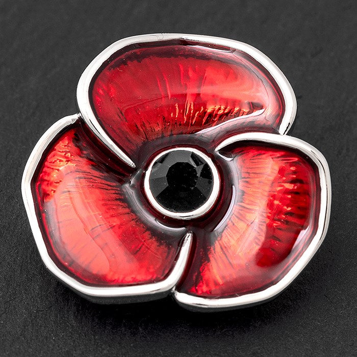 Equilibrium Large Poppy Pin Badge / Brooch