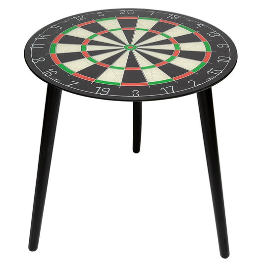Shudehill Giftware Good Times Glass Dartboard Side Table NG