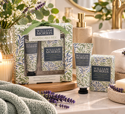 William Morris Hand Care Gift Set Fresh Linen