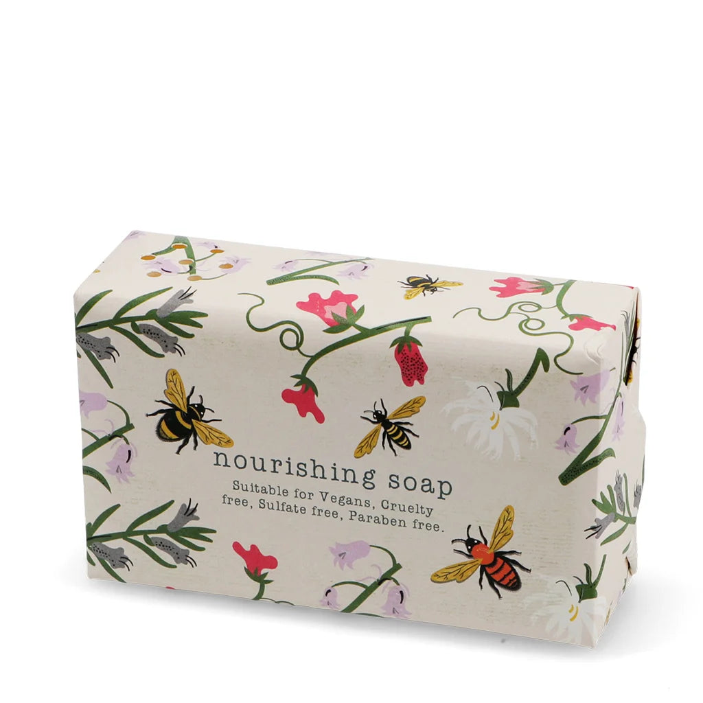 Rex London Fragranced Natural Nourishing Gift Soap Bar 200g - Honey Bee
