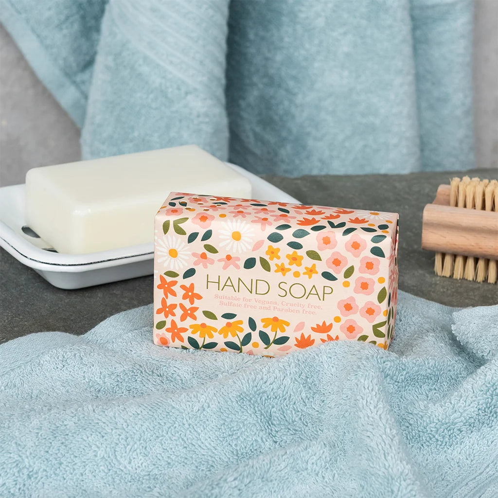 Rex London Fragranced Natural Nourishing Gift Soap Bar 200g - Sun Kissed Garden