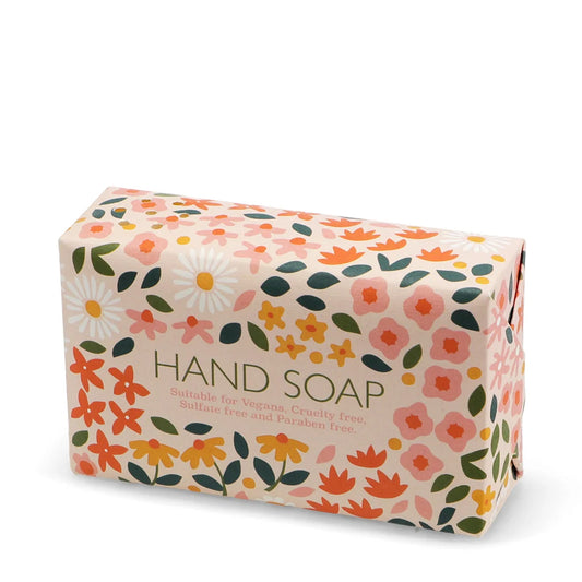 Rex London Fragranced Natural Nourishing Gift Soap Bar 200g - Sun Kissed Garden