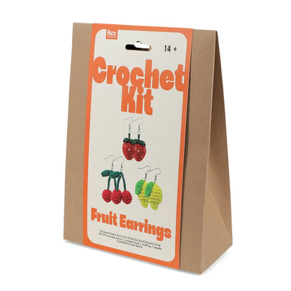 Rex London Novelty Crafts Crochet Your Own Fruits Earrings Gift Set
