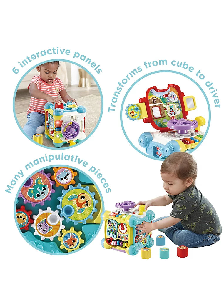 Vtech Cruise & Discover Cube Imaginative Play Sensory Toy NEW