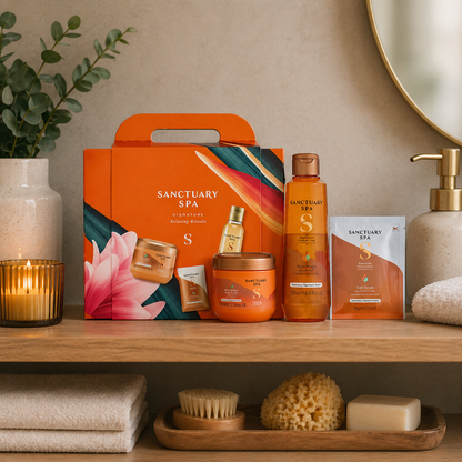 Sanctuary Spa Signature Bathing Rituals Gift Set - Box Opened - Contents Unused
