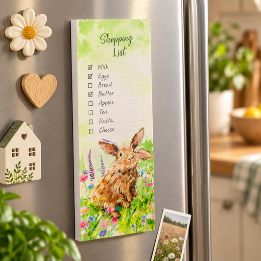 Wildlife Magnetic Shopping List Note Pad Gifted Stationery Company