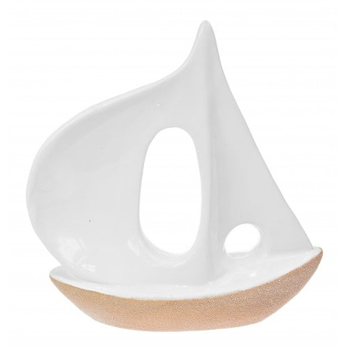 Quay Traders Ceramic Sailboat Ornament