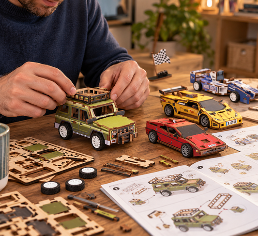 Wooden Craft Car Kits Creative Craft Kit Kids Adult Crafts