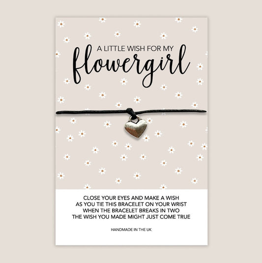 Portland Living Little Wishes Flower Girl Gift Wish Bracelet