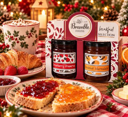 Bramble Foods Breakfast Twin Pack Jams & Preserves Gift Set