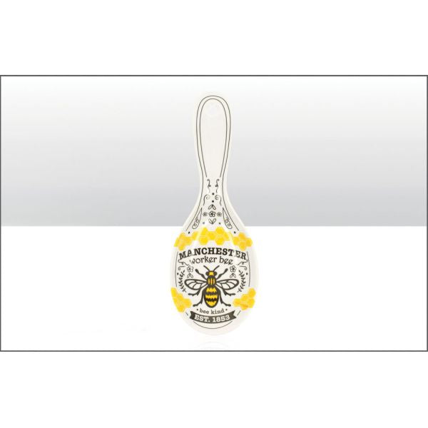 Elgate Manchester Worker Bee Graphic Melamine Spoon Rest