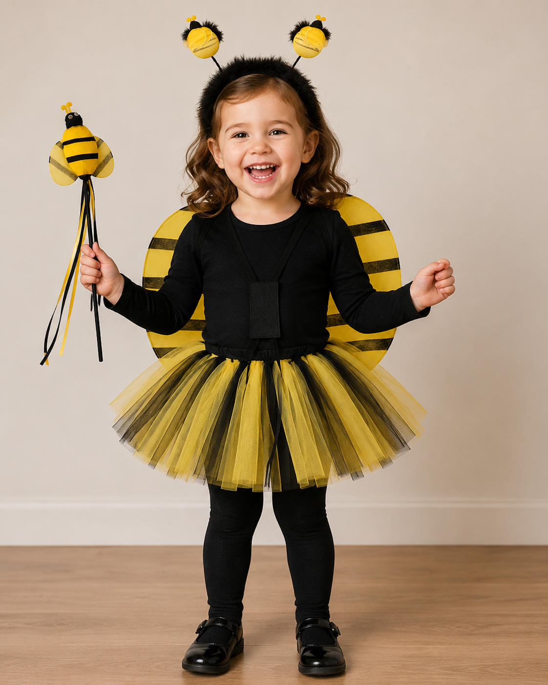 Henbrandt Childrens Busy Bumble Bees Fancy Dress Wings & Accessories