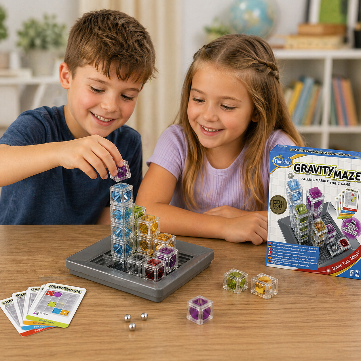 Thinkfun Games Gravity Maze Falling Marble Logic Game