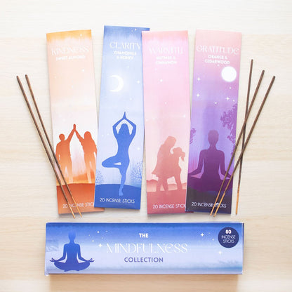 Something Different Mindfulness Collection Pack of 80 Incense Sticks Gift Box