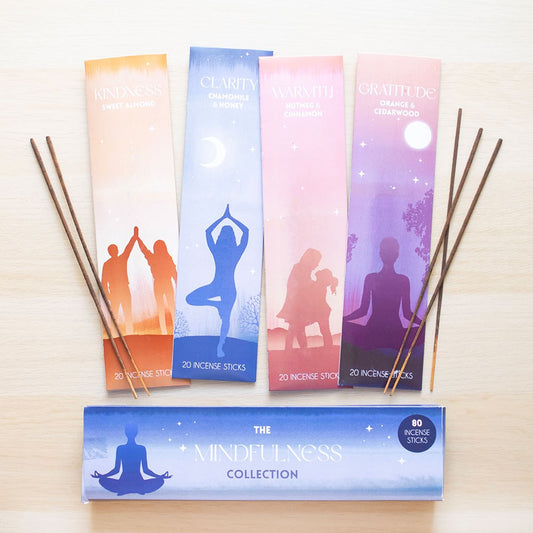 Something Different Mindfulness Collection Pack of 80 Incense Sticks Gift Box