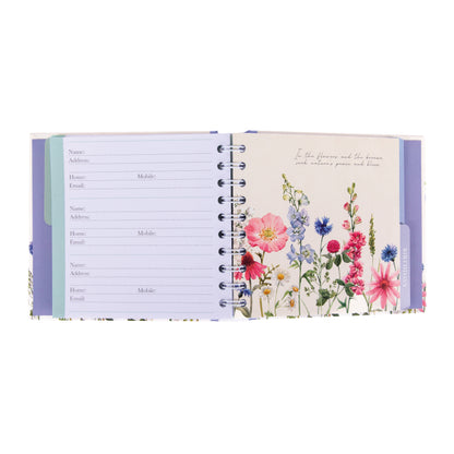 The Gifted Stationery Co. Wild Harmony Floral Address & Birthday Book