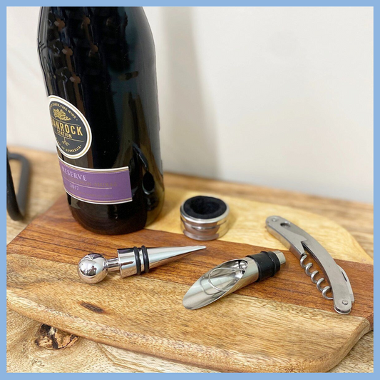 Gentleman's Essentials 4 Piece Wine Tool Kit