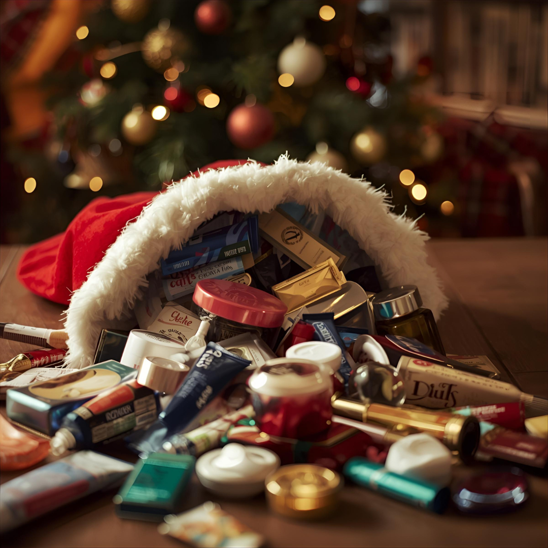 Christmas Surprise Stocking Toiletries Gift Set - Handmade by Volunteers