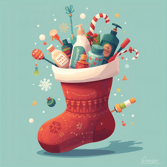 Christmas Surprise Stocking Toiletries Gift Set - Handmade by Volunteers