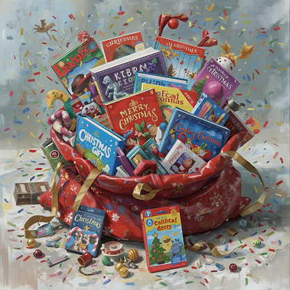 Novelty Christmas Surprise Bag Gift Set Children's - Handmade by Volunteers