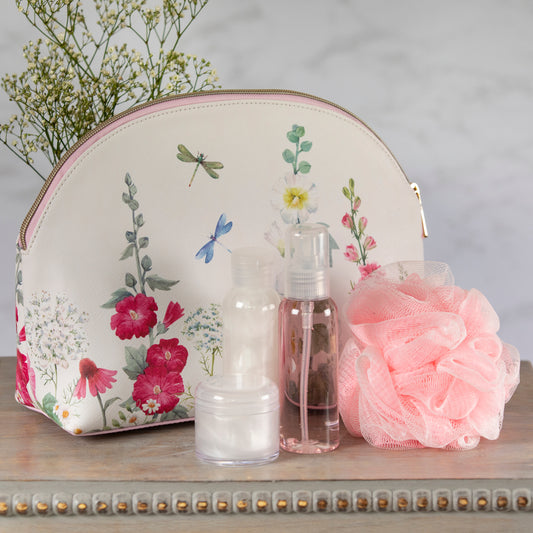The Gifted Stationery Co. Wild Harmony Floral Zip Fasten Toiletries Bag