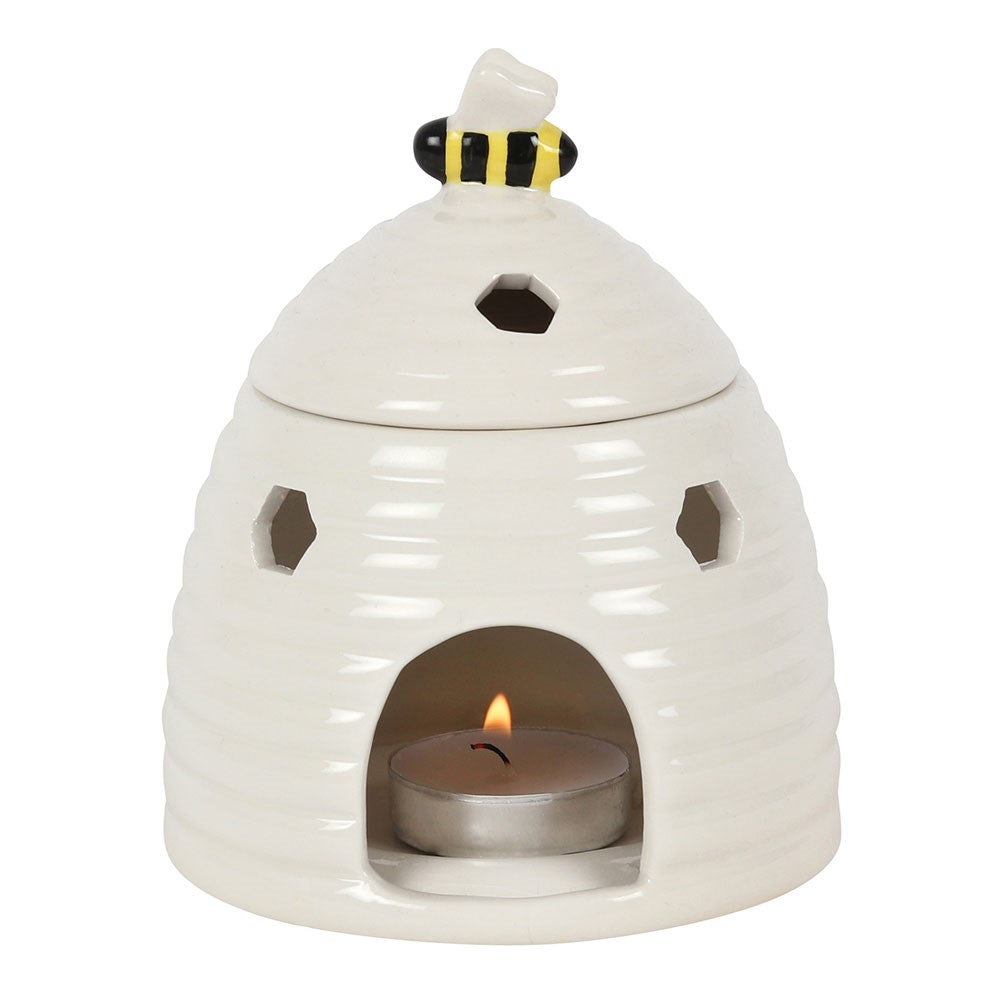 Something Different White Beehive Oil Burner