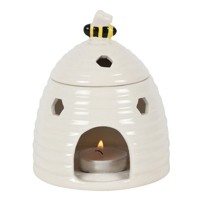 Something Different White Beehive Oil Burner