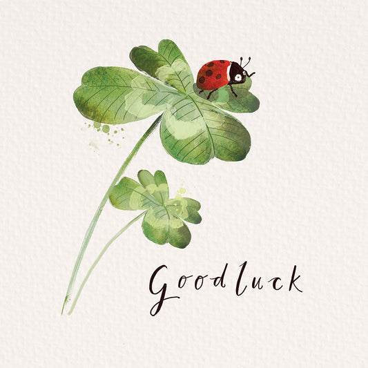 The Heritage Press 'Four Leaf Clover' by Cordelia Hutchison Greetings Card