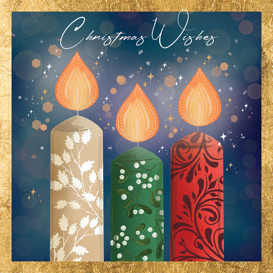 Charity Christmas Cards Pack of 10 Christmas Candlelight