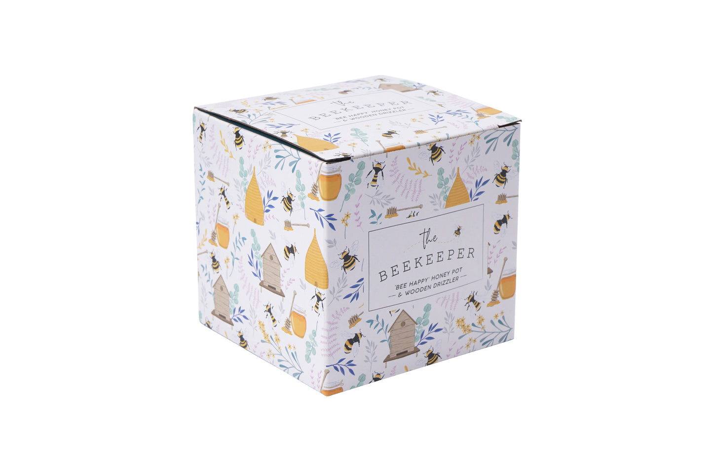 CGB Giftware The Beekeeper Ceramic Lidded Honey Pot & Stirrer