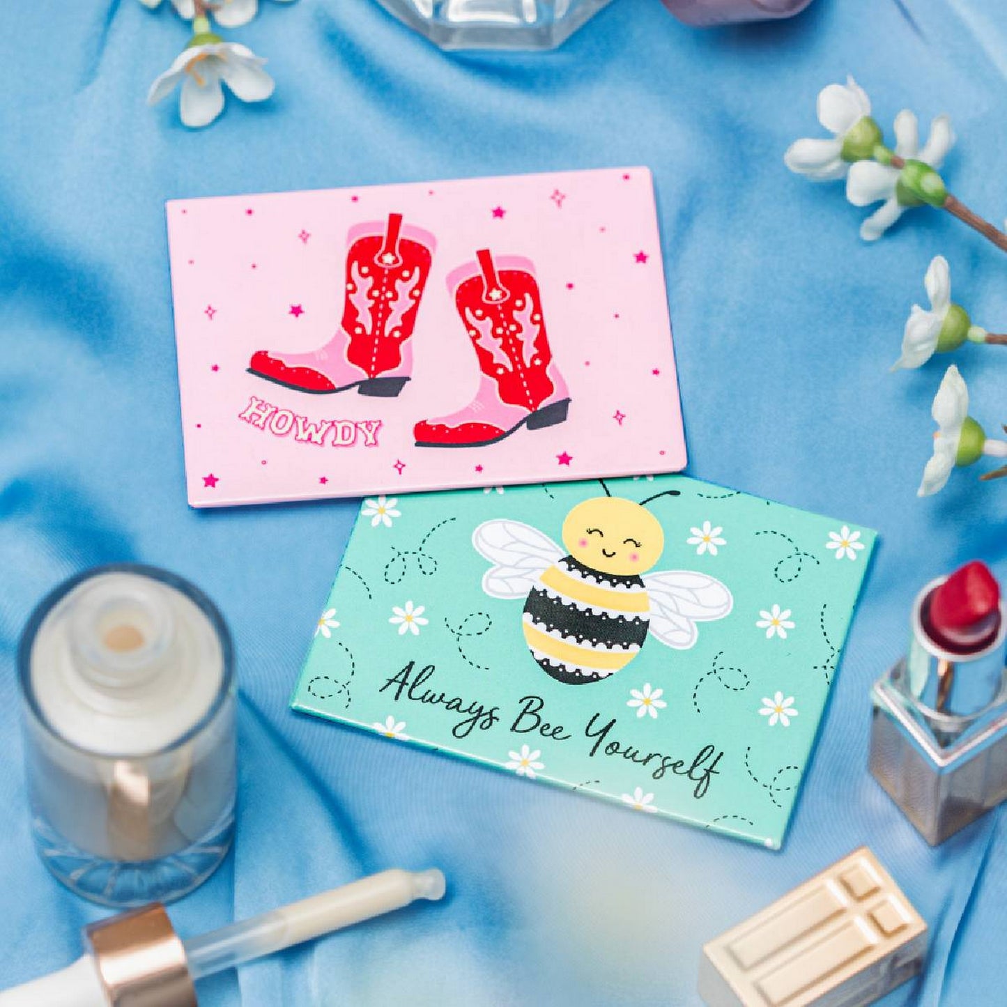 Sass & Belle 'Always Bee Yourself' Bee Rectangle Compact Mirror