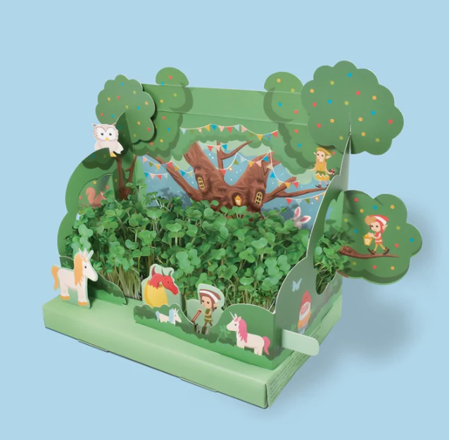 Kids Paper Craft Garden Kit Clockwork Soldier Make Your Own Garden