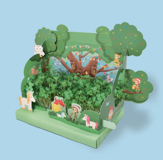 Kids Paper Craft Garden Kit Clockwork Soldier Make Your Own Garden