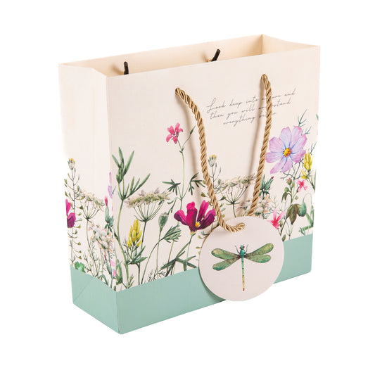 The Gifted Stationery Co. Wild Harmony Floral Medium Gift Bag