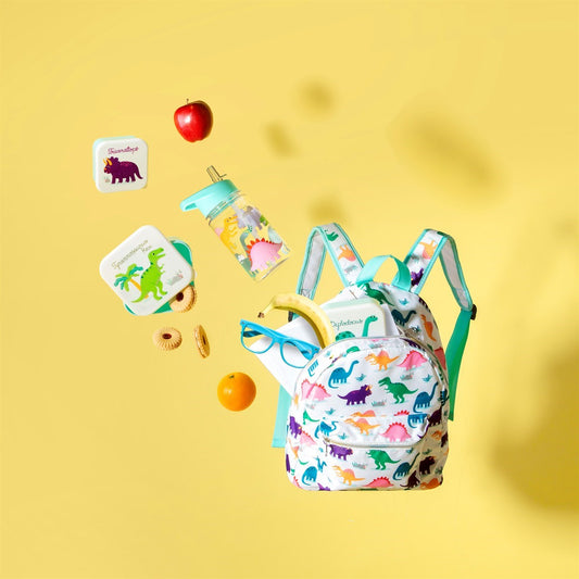 Sass & Belle Set of 3 Roarsome Dinosaurs Nesting Lunch Boxes