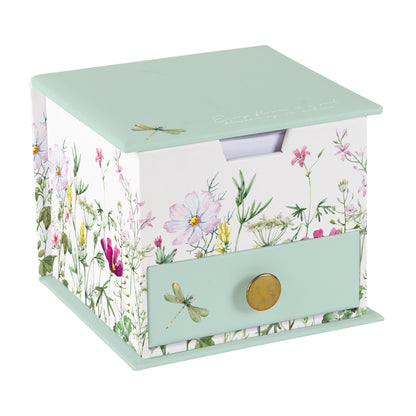 The Gifted Stationery Co. Wild Harmony Floral Desktop Memo Cube