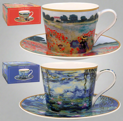 Leonardo Collection Claude Monet Teacup & Saucer Set - 2 Designs