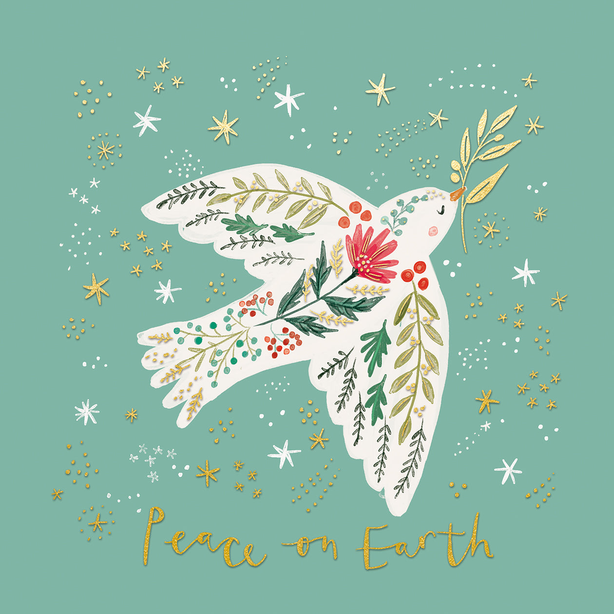 'Peace on Earth' Pack of 10 Charity Christmas Greetings Cards