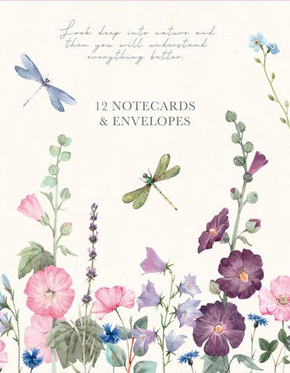 The Gifted Stationery Co. Wild Harmony Floral Notecard Wallet